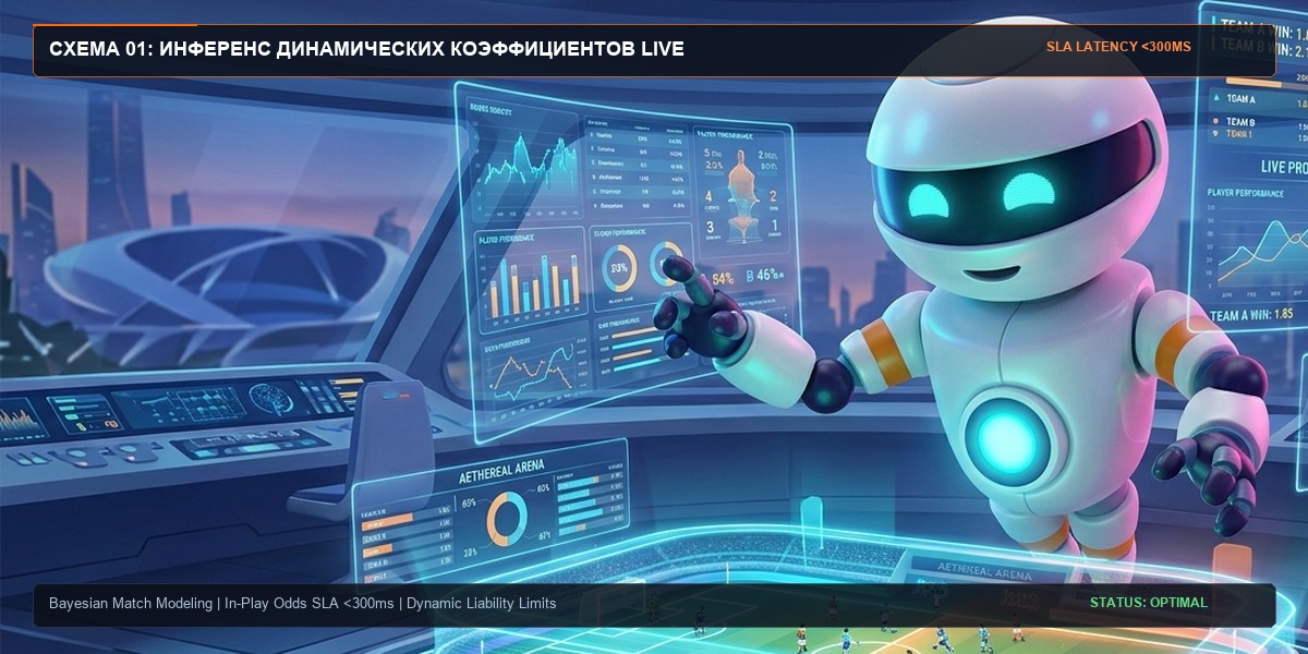 Схема 2: Архитектура низколатентного конвейера генерации котировок и управления балансом книги ставок