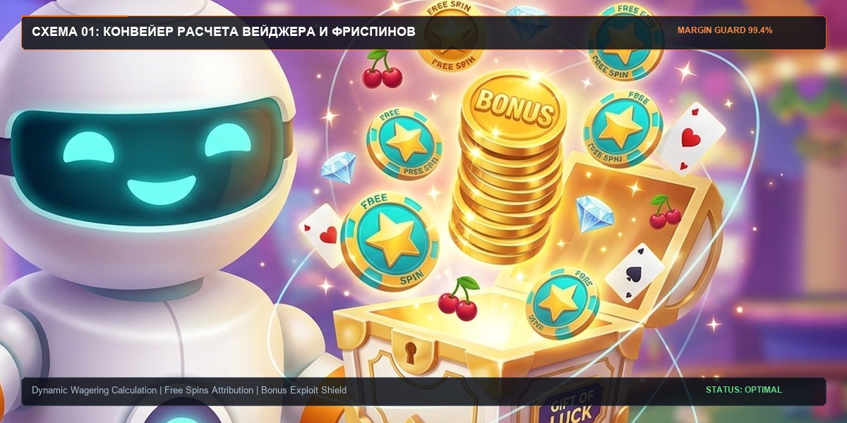 Схема 8: Архитектура динамического расчета условий бонуса и мониторинга отыгрыша в реальном времени
